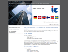 Tablet Screenshot of oraclecontractjobs.com
